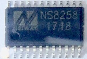 NS8258  同步升壓+防失真，3W×2雙通道AB/D類切換音頻功放